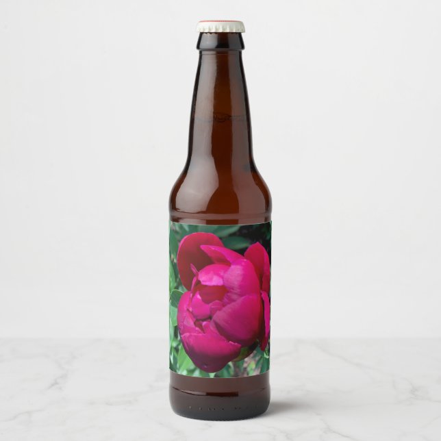 Rótulo Para Garrafa De Cerveja Peony (Frente)