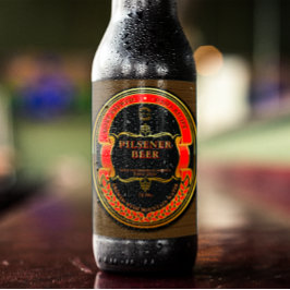 Rótulo Para Garrafa De Cerveja Personalizar Rustico Vermelho Preto Dourado 