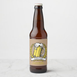 Rótulo Para Garrafa De Cerveja Personalizar Vintage Sketch Beer Professional