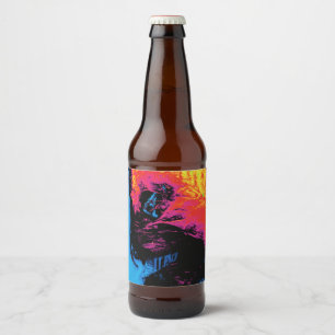 Rótulo Para Garrafa De Cerveja pimenta e plástico silenciado