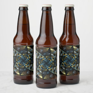 Rótulo Para Garrafa De Cerveja Pinalgo Abstrato Art