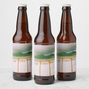 Rótulo Para Garrafa De Cerveja Praia de Selong Belanak - Lombok - Indonésia