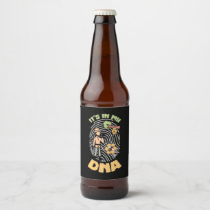 Rótulo Para Garrafa De Cerveja Presente de apicultor   A Abelha Está No Meu DNA