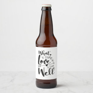 Rótulo Para Garrafa De Cerveja Presente De casal O Que É Feito No Amor