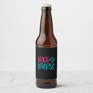 Rótulo Para Garrafa De Cerveja Presente de Enfermeira Enfermeira NICU