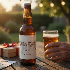 Rótulo Para Garrafa De Cerveja Presente Personalizado com Foto do Papai | Melhor 