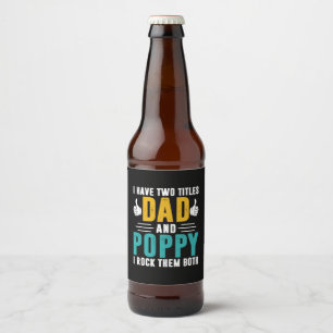 Rótulo Para Garrafa De Cerveja Presente Xmas Pai E Papoila Que Os Rodo