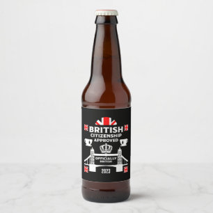 Rótulo Para Garrafa De Cerveja Presentes Cidadania Britânica