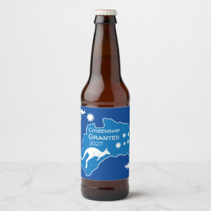 Rótulo Para Garrafa De Cerveja Presentes do Partido da Cidadania Australiano