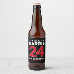Rótulo Para Garrafa De Cerveja Presidente 47 Kamala Harris 2024 Apoio Madame