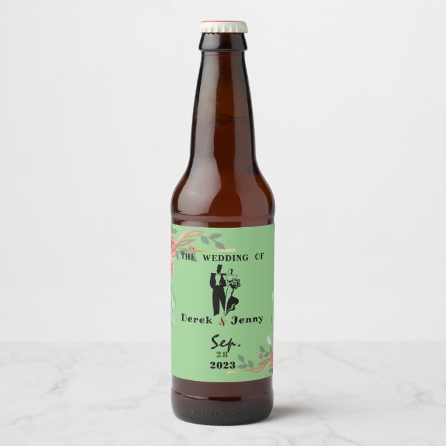 Rótulo Para Garrafa De Cerveja Quadro da ventoinha (Frente)