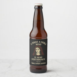 Rótulo Para Garrafa De Cerveja Que mente é derrubada
