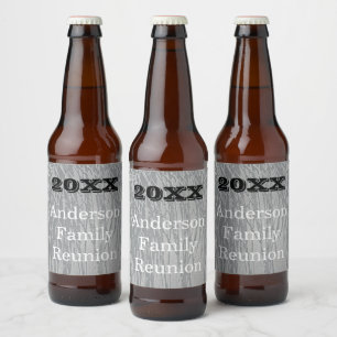 Rótulo Para Garrafa De Cerveja Reunião de Abstrato Grande Colisão de Linha Silv