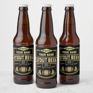 Rótulo Para Garrafa De Cerveja Rótulo de Cerveja Escura Personalizado para Cervej
