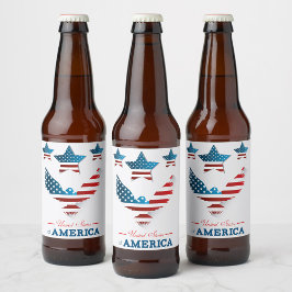 Rótulo Para Garrafa De Cerveja Rótulo de Vinho dos Estados Unidos da América