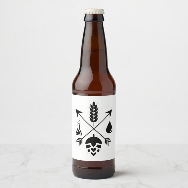 Rótulo Para Garrafa De Cerveja Rótulo do frasco da cerveja (Frente)