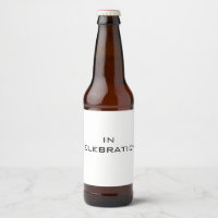 Rótulo do Frasco de Cerveja