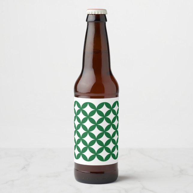 Rótulo Para Garrafa De Cerveja Rótulo do Frasco de Cerveja Verde (Frente)