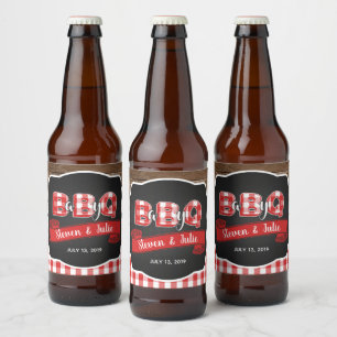 Rótulo Para Garrafa De Cerveja Rótulo do Frasco de Cerveja - Vermelho