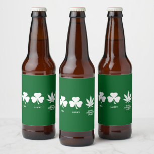 Rótulo Para Garrafa De Cerveja Saint Patricks Funny Party for Cara
