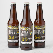 Saudações e Cervejas para 24 Anos de Aniversário R