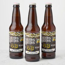 Saudações e Cervejas para 43 Anos de Aniversário R