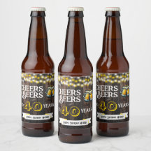 Saudações e Cervejas pelos 40 Anos de Aniversário 
