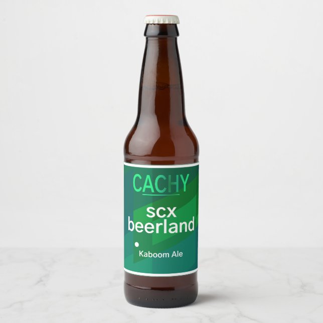 Rótulo Para Garrafa De Cerveja SCX_beerland DIY (Frente)