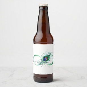 Rótulo Para Garrafa De Cerveja Símbolo Infinito com Pancete