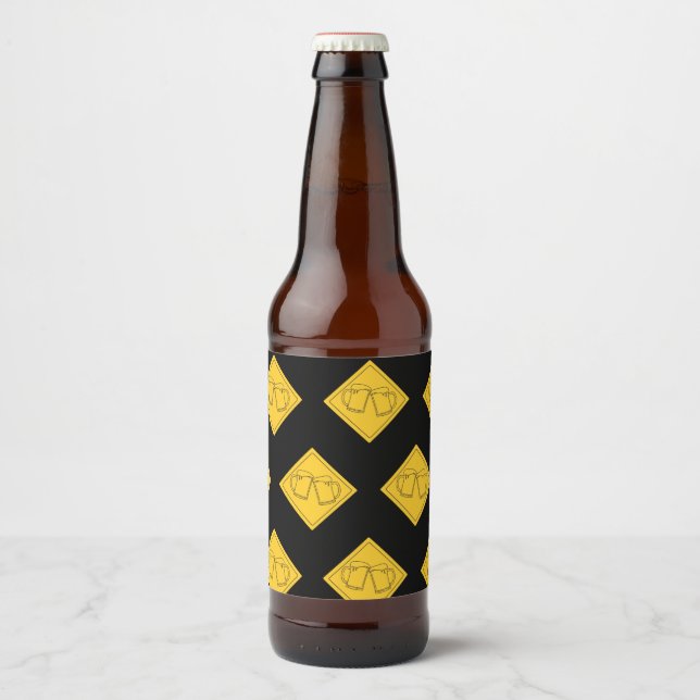 Rótulo Para Garrafa De Cerveja Sinal Beer Lovers (Frente)