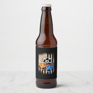 Rótulo Para Garrafa De Cerveja Sinalizador América do Ator de Teatro