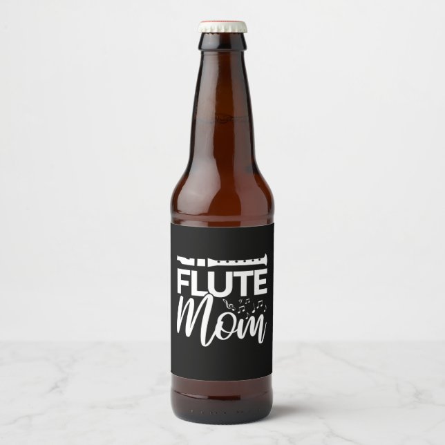 Rótulo Para Garrafa De Cerveja Sou Uma Mãe Fluta (Frente)