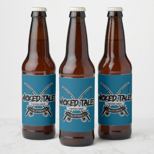 Rótulo Para Garrafa De Cerveja Tales Perversos A Pescar Tripulação