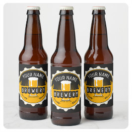 Rótulo Para Garrafa De Cerveja Tampa de Garrafa de Cerveja Personalizada da Cerve