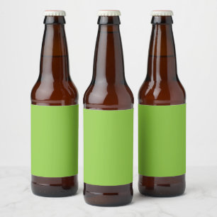 Rótulo Para Garrafa De Cerveja Textura de Fundo Verde Limão Plano