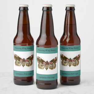 Rótulo Para Garrafa De Cerveja Thyatira batis - A Espinha do Pêssego