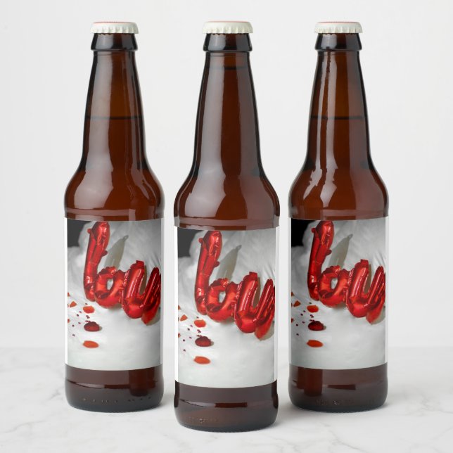 RÓTULO PARA GARRAFA DE CERVEJA TRAVESSEIRO AMOR (Garrafas)