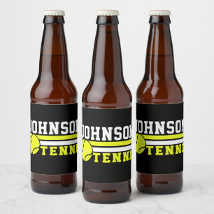 Rótulo Para Garrafa De Cerveja Tribunal Personalizado do Jogo de Bola de NOME do 
