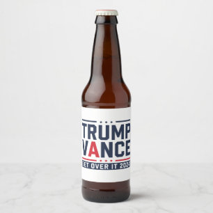 Rótulo Para Garrafa De Cerveja Trump Ganhou Eleição 2024 Presidente Trump Vance