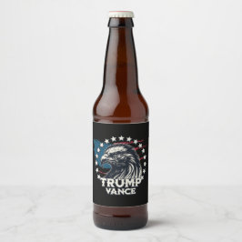 Rótulo Para Garrafa De Cerveja Trump Vance