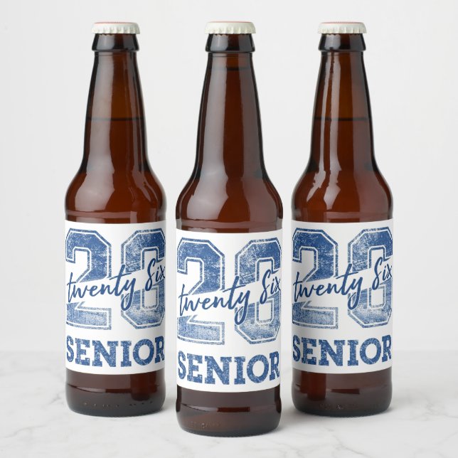 Rótulo Para Garrafa De Cerveja Turma de 2026 Veterano (Garrafas)