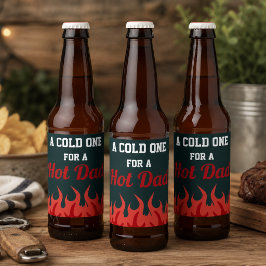 Rótulo Para Garrafa De Cerveja Um Dia dos Pais Engraçado para um Pai Quente Novid