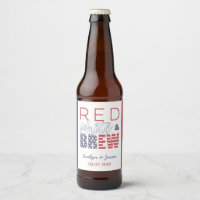 Vermelho Branco E Cerveja EUA Churrasco de Quintal