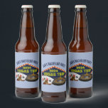 Rótulo Para Garrafa De Cerveja Viagem de despedida de solteiro personalizável par<br><div class="desc">Personalize os rótulos da garrafa de cerveja da sua despedida de solteiro para uma viagem a Las Vegas. Um rótulo de garrafa de cerveja personalizado e legal com elementos essenciais de cassino, como um baralho de cartas, fichas de pôquer e roleta com 'Vegas Trip' em letras cursivas amarelas. Design divertido...</div>