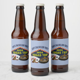 Rótulo Para Garrafa De Cerveja Viagem de Festa de Despedida de Solteiro Personali