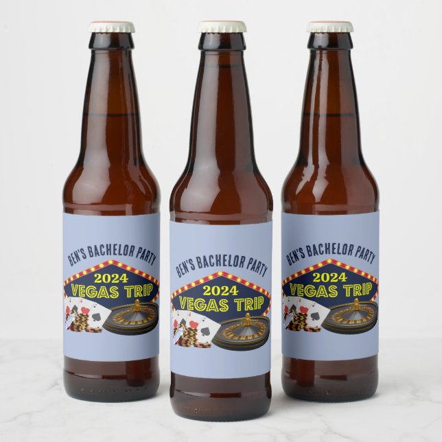 Rótulo Para Garrafa De Cerveja Viagem de Festa de Despedida de Solteiro Personali (Garrafas)