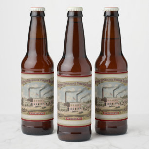 Rótulo Para Garrafa De Cerveja Vintage da fábrica de cerveja Phoenix, de C. Staeh