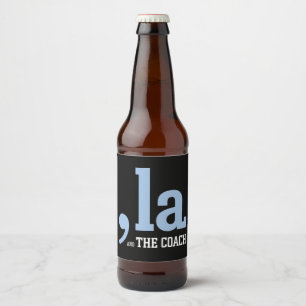 Rótulo Para Garrafa De Cerveja Vírgula La Kamala Harris Tim Walz Treinador 2024