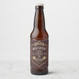 Rótulo Para Garrafa De Cerveja Wolfsbane Potion Label Sticker