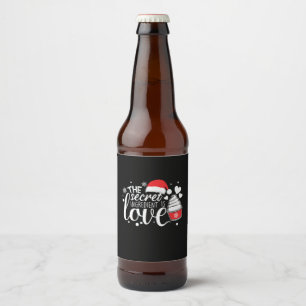 Rótulo Para Garrafa De Cerveja Xmas O Amor Secreto Ingrediente
